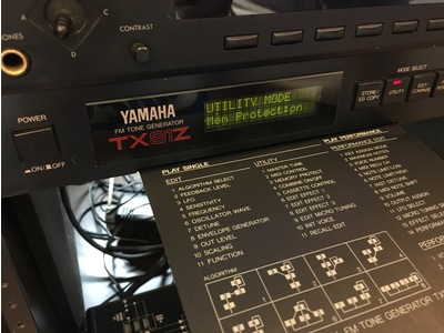YAMAHA TX81Z FM 合成音源機- 二手樂器| DigiLog 聲響實驗室
