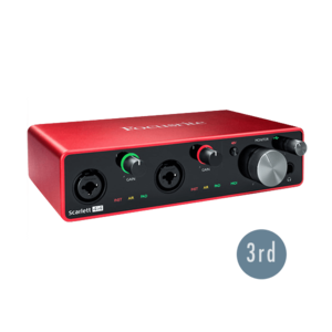 Focusrite Scarlett 4i4 USB 錄音介面 (3代)