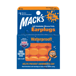 Mack's 兒童矽膠耳塞（ 6 對一組）