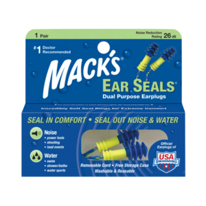 Mack's 防水降噪專業耳塞（一對）  