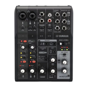 Yamaha AG06 MK2 直播型錄音介面/混音器 黑色款 聲卡 AG 06 MK2