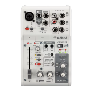 Yamaha AG03 MKII 直播型錄音介面/混音器 白色款 聲卡 AG 03 MK2