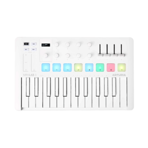 Arturia Minilab MKIII MIDI 控制鍵盤 Minilab MK3 Alpine White 雪山白限量款