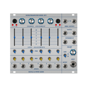 Tiptop Audio 207t Mixer + Preamplifier Buchla x Tiptop Audio 系列模組化合成器