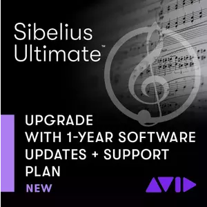 Avid Sibelius Ultimate 樂譜製作軟體 永久授權版 升級 1 年期 軟體更新 + 支援