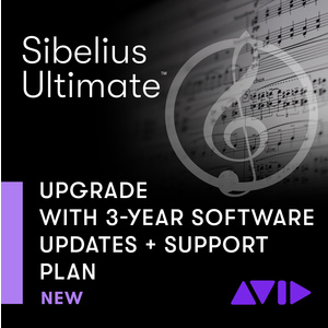 Avid Sibelius Ultimate 樂譜製作軟體 永久授權版 升級 3 年期 軟體更新 + 支援